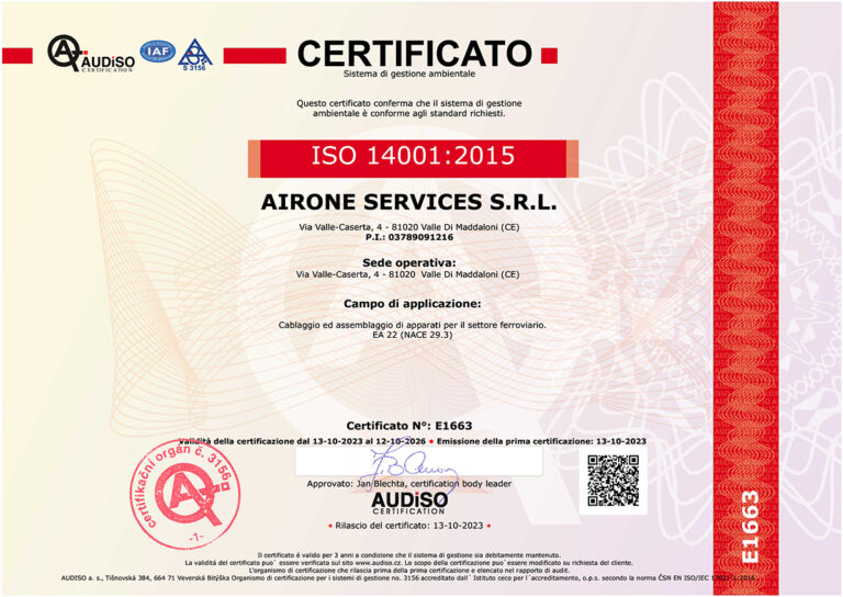 AIRONE SERVICES S.R.L. _ 2023 _ CA _ E