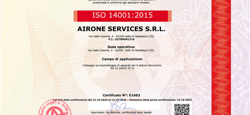 AIRONE SERVICES S.R.L. _ 2023 _ CA _ E