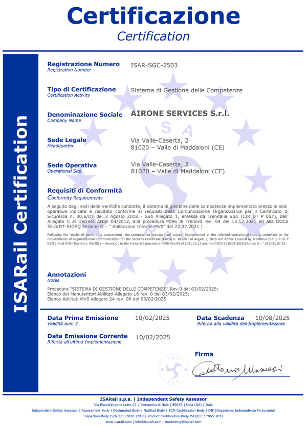 ISAR-SGC-2503-AIS